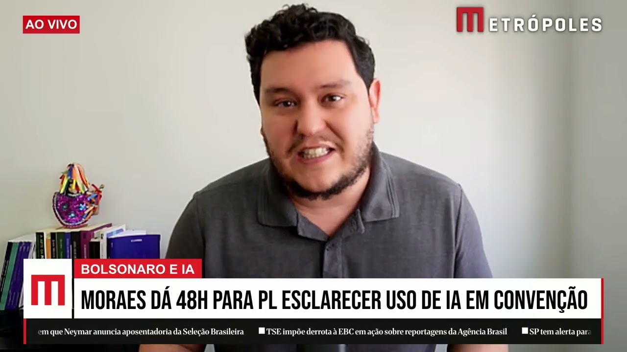 Bolsonaro e IA: ex-presidente entra na mira de Moraes após convenção de Flávio