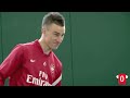 Arsenal-trio test traptechniek