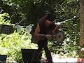 Silver leaf Renaissance Faire 2008  Ric Roc Zoo Show