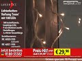 Lunartec LED Lichterketten-Vorhang 'Snow' mit 180 LEDs,