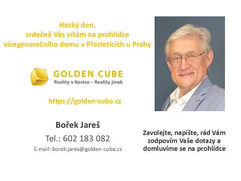 Video Vícegenerační rodinný dům 150m2, zahrada 461 m2, garáž, Přezletice, Praha - Východ