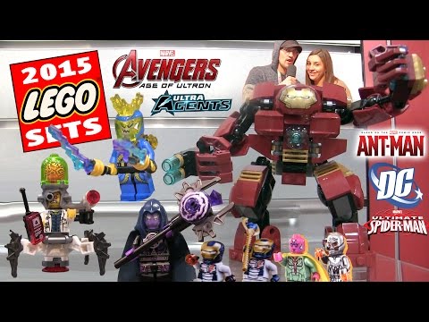 All 2015 Marvel & DC Comics Lego Sets! Avengers Age of Ultron, Ultra Agents, Super Heroes, Ant Man +