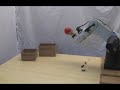 Universal jamming gripper shooting demo