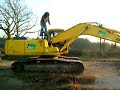 monoycle sur une pelleteuse monoycle sur une pelleteuse