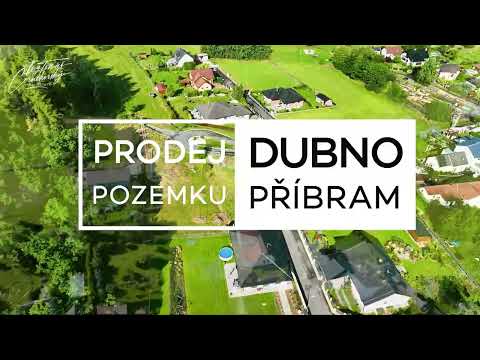 Video Prodej kompletně zasíťovaného pozemku pod lesem - Dubno - Příbram