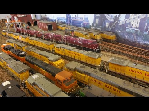 how to paint ho scale track