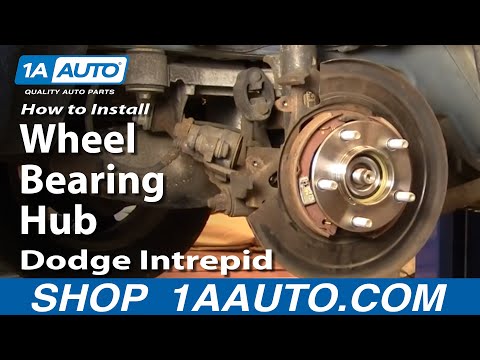 How To Install Repair Replace Rear Wheel Bearing Hub Dodge Intrepid 98-04 1AAuto.com