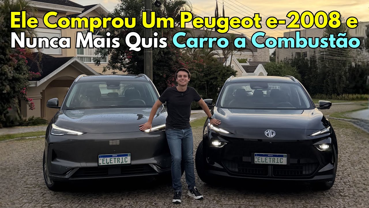 Ele Comprou um Peugeot e-2008 Elétrico e Nunca Mais Voltou pro Combustão! Atual Proprietário de MGS5