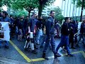 Manifestación contra el desalojo de rasmia