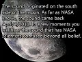 Unknown Sound from the Moon April/4/1975 *Read Description, Maybe?*