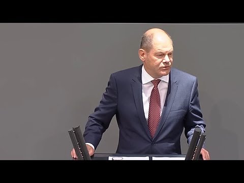 Olaf Scholz zur Einbringung des Haushaltsgesetzes 201 ...