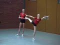 Inna & Svetlana 2003 Riesa warm up ballet
