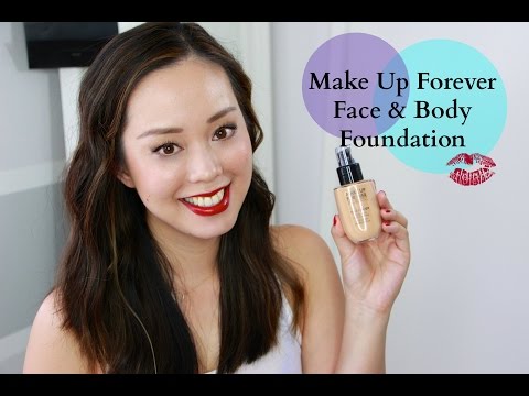 Make Up For Ever Face & Body Foundation Review #TesterTuesdays