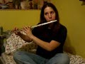 Flute Playing Haynes-Schwelm Random Song from Book
