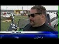 Race Fans Turn Infield Into Landfill