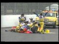 CART 2000 Nazareth Castroneves and Blundell Huge Crash