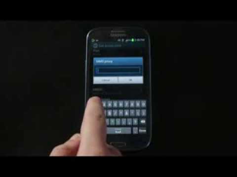 how to set mms for samsung galaxy y