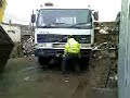 Strong man lifts truck in leicester Strong man lifts truck in leicester