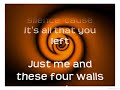 miley cyrus  four walls  with lyrics 
