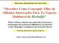 Consigue miles de afiliados para tu negocio multinivel de Herbalife en Internet