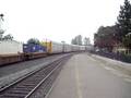 Union Pacific train at Fremont-Centerville,CA with nice horn