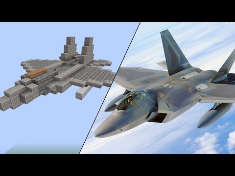 how to build an f 22 in minecraft