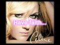 Celine Dion - FAITH Remix + Lyrics