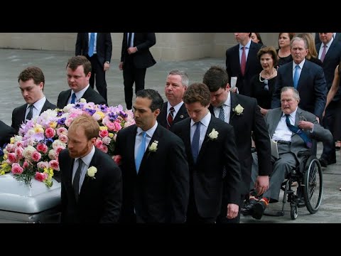 Abschied von Barbara Bush: 1.500 Trauergäste