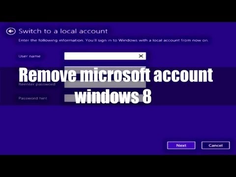 how to remove outlook account