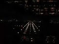Night Landing Cockpit View