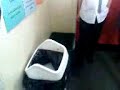 Jennie Upson getting planner out of bin