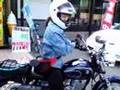 SUZUKI TS250 ホンダ ホーネット 美女 2人組ツーリング