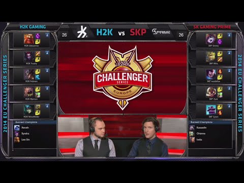Prime - EU Challenger Summer 2014 playlist: http://bit.ly/1j3yhVb League of Legends Season 4 EU Challenger Summer series #2 SemiFinals! Third match of the day - SK Gaming Prime vs H2k Gaming best...