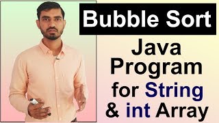 Bubble Sort Algorithm With Java Program by Deepak