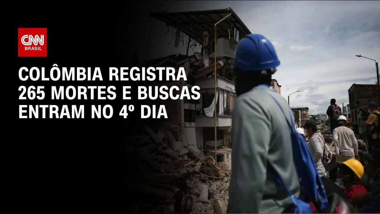 Passa de 260 o número de mortos na Colômbia após terremoto | CNN NOVO DIA