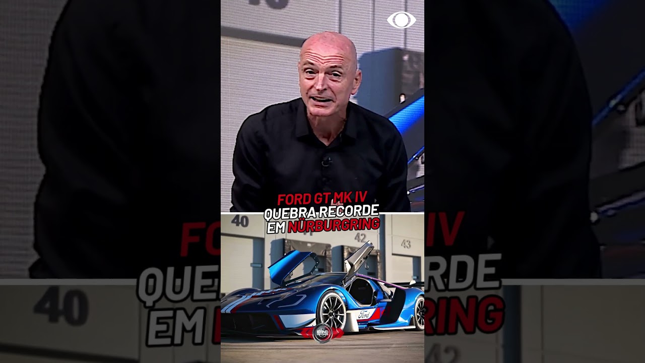 Ford GT Mk IV quebra recorde em Nürburgring #bandmotores #ford #fordgt #nurburgring #recorde