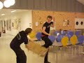 KME Morten og Jesper O sl�s med pap.