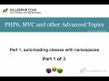 Getting into PHP6 and Advanced PHP Concepts Part 1