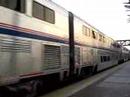 Eastbound Southwest Chief departing Fullerton w/ BNSF bonus
