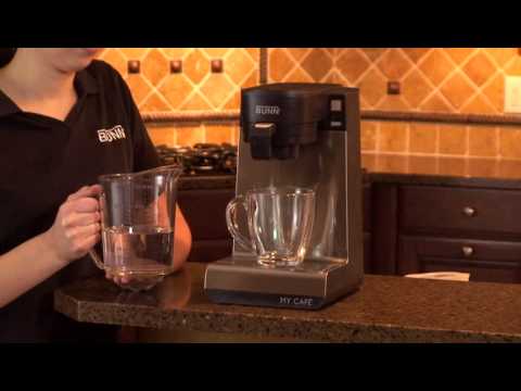 how to drain bunn my cafe