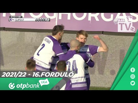 Újpest FC – Paksi FC | 4-3 | (3-1) | OTP Bank Liga | 16. forduló | MLSZTV