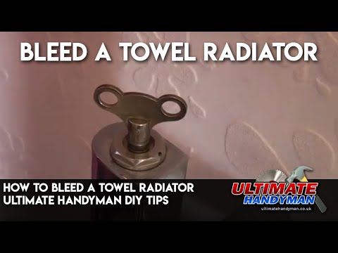 how to bleed kudox towel radiator