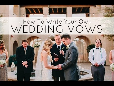 how to write vows