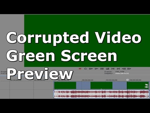 how to fix green screen