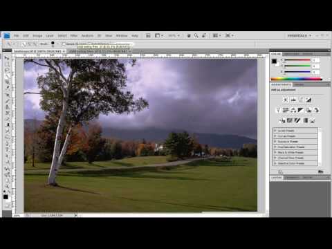 Photoshop CS4 is the Quick Selection tool