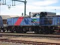 T44 disel engine with mixed freighttrain