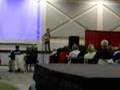 Rachael Kilgour performing at SOA Protest