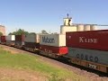 UP SD60M 2408 West with EX-CNW Dash-9
