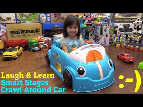 Educational Toys for Toddlers: Fisher-Price Smart Stages Crawl Around Car Unboxing and Playtime Fun