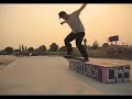 Lakai Eric Koston skates during CA fire